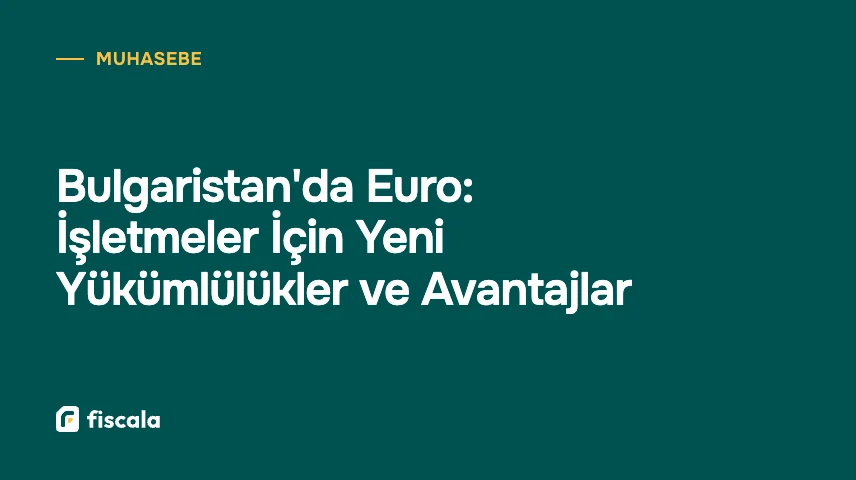 Bulgaristan'da Euro: İşletmeler İçin Yeni Yükümlülükler ve Avantajlar