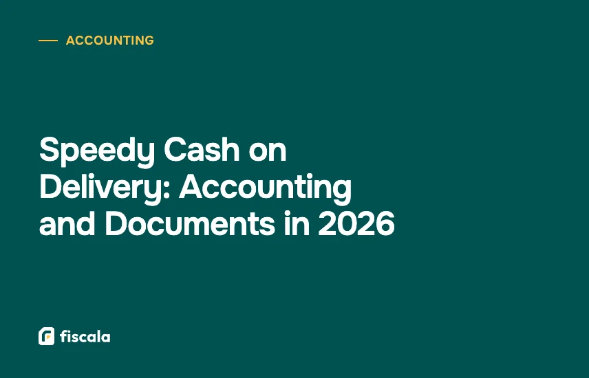 Speedy Cash on Delivery: Accounting and Documents in 2026