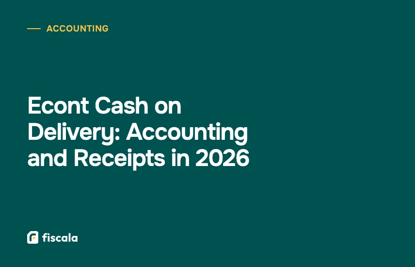 Econt Cash on Delivery: Accounting and Receipts in 2026